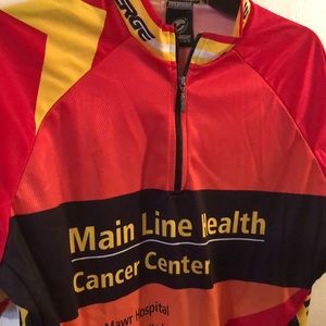 Verge Cycling Main Line Health Jersey For Men’s Medium Made In Poland